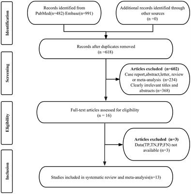 Frontiers | 68Ga-PSMA-11 PET and mpMRI in the diagnosis of initial lymph node staging of prostate cancer: a head-to-head comparative meta-analysis